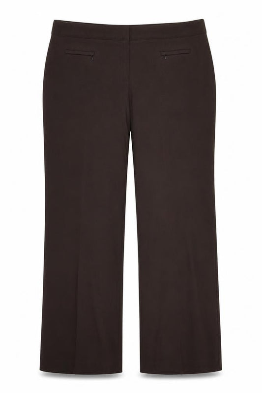 Womens UK Size 20 Mia Moda Regular Fit  Brown Trousers