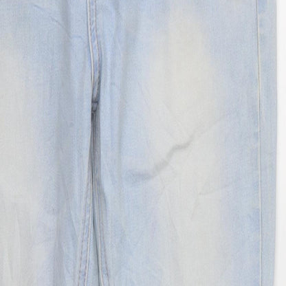 Womens UK Size 29 Preworn Relaxed Fit Skinny Blue Jeans