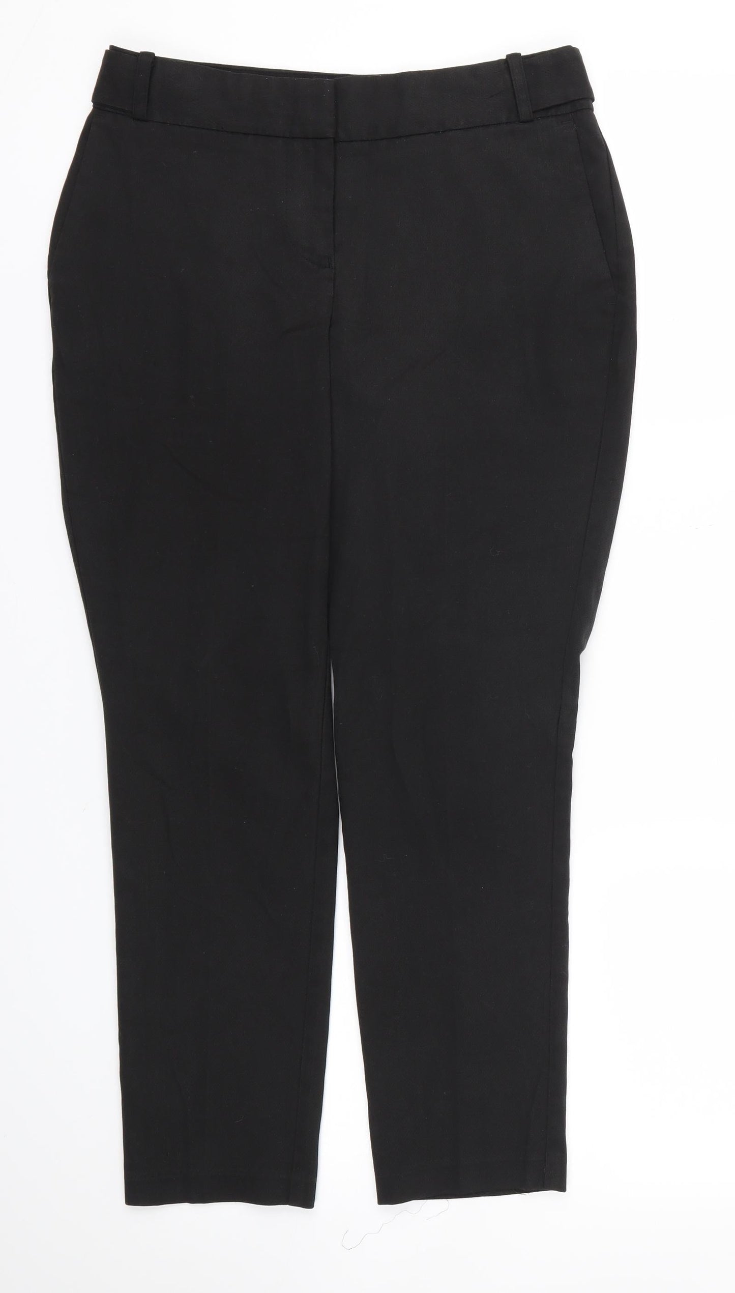 Womens UK Size 6 NEXT Regular Fit  Black Trousers