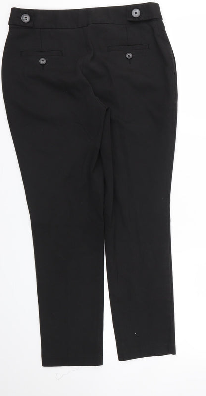 Womens UK Size 6 NEXT Regular Fit  Black Trousers