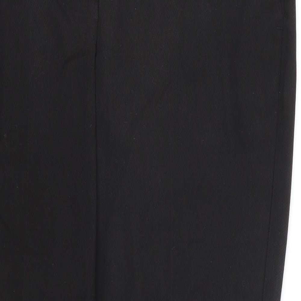 Womens UK Size 6 NEXT Regular Fit  Black Trousers