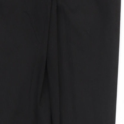 Womens UK Size 6 NEXT Regular Fit  Black Trousers