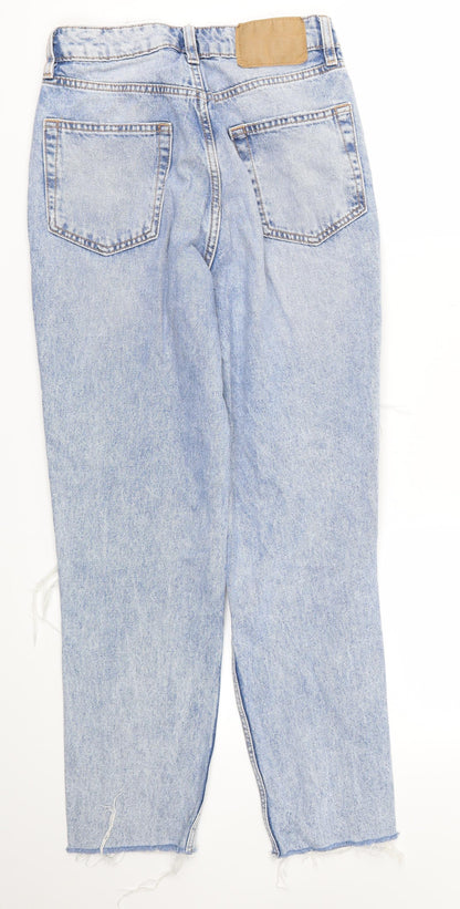 Womens UK Size 8 H&M Regular Fit Skinny Blue Jeans