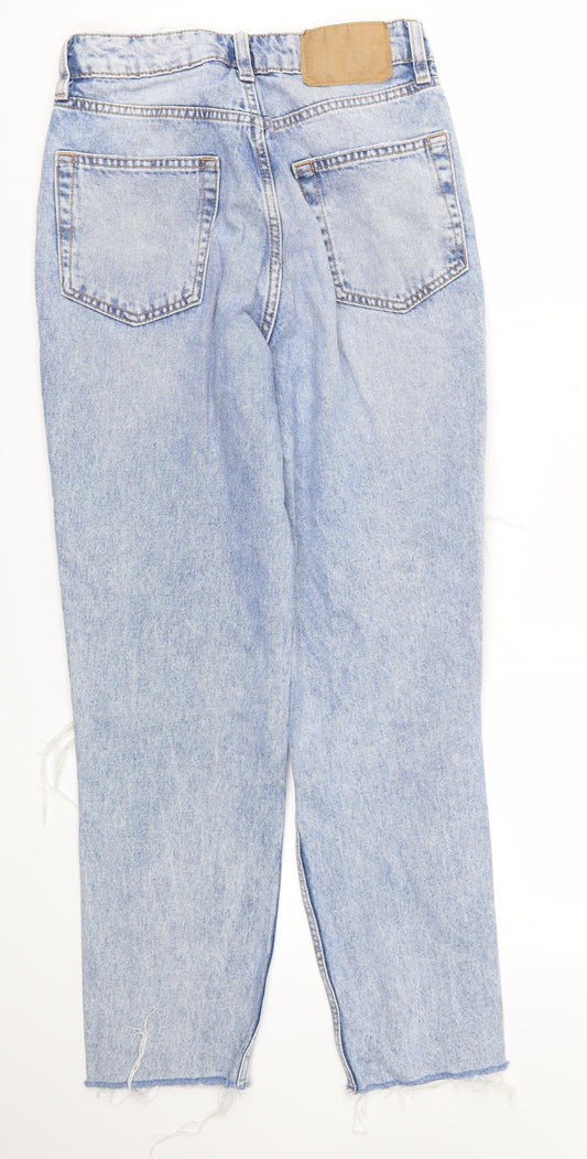 Womens UK Size 8 H&M Regular Fit Skinny Blue Jeans