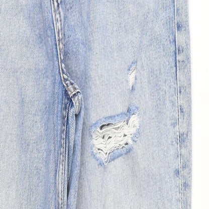 Womens UK Size 8 H&M Regular Fit Skinny Blue Jeans