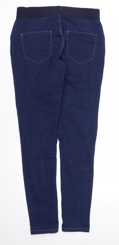 Womens UK Size 30 Preworn Regular Fit  Blue Trousers