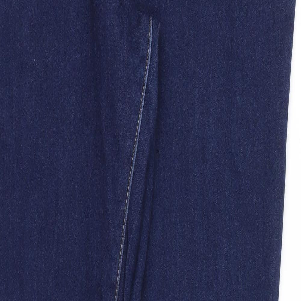 Womens UK Size 30 Preworn Regular Fit  Blue Trousers