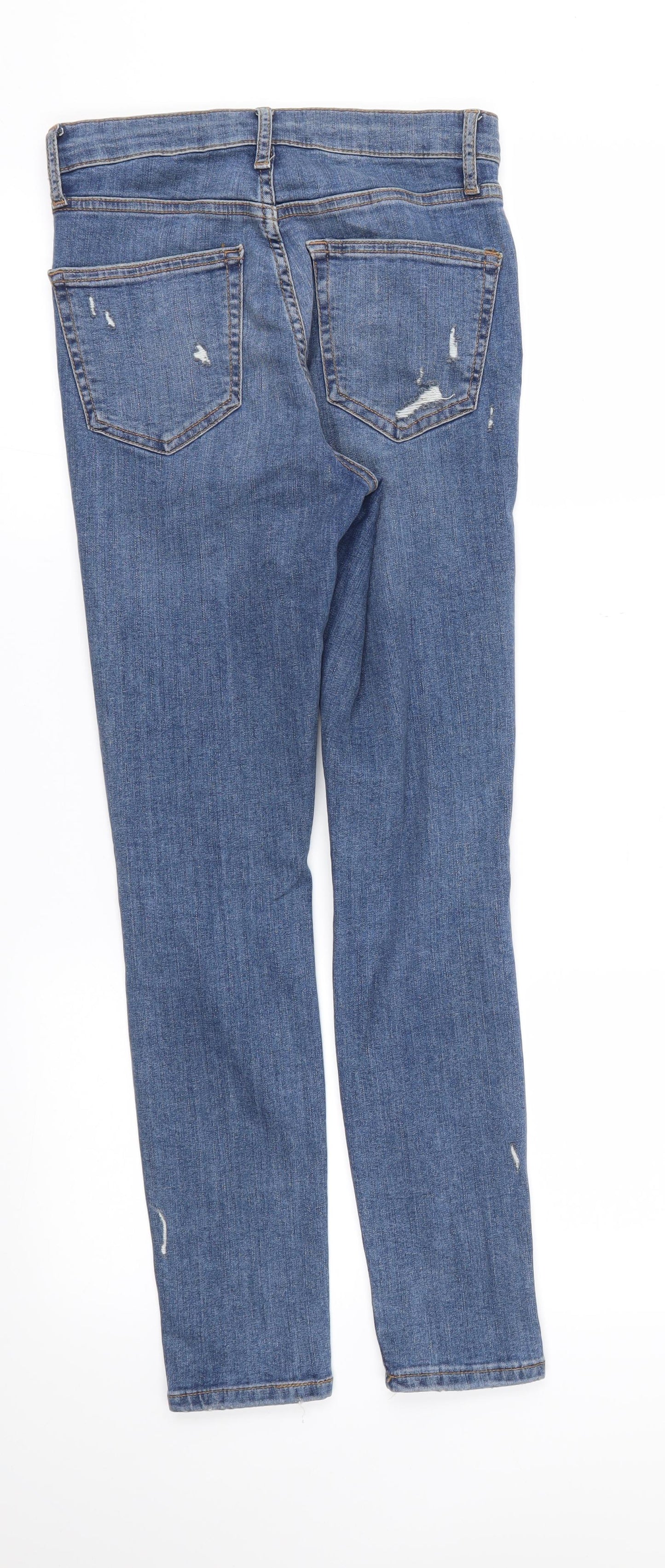 Topshop Womens Blue   Skinny Jeans Size 26 L26 in
