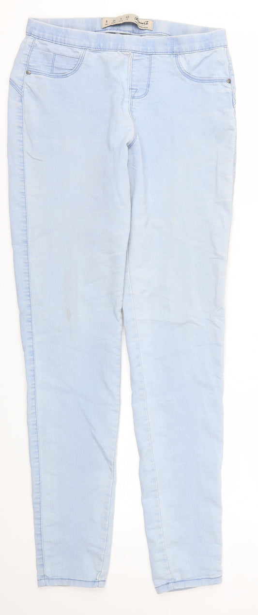 DENIM &CO  Womens Blue   Skinny Jeans Size 8 L30 in