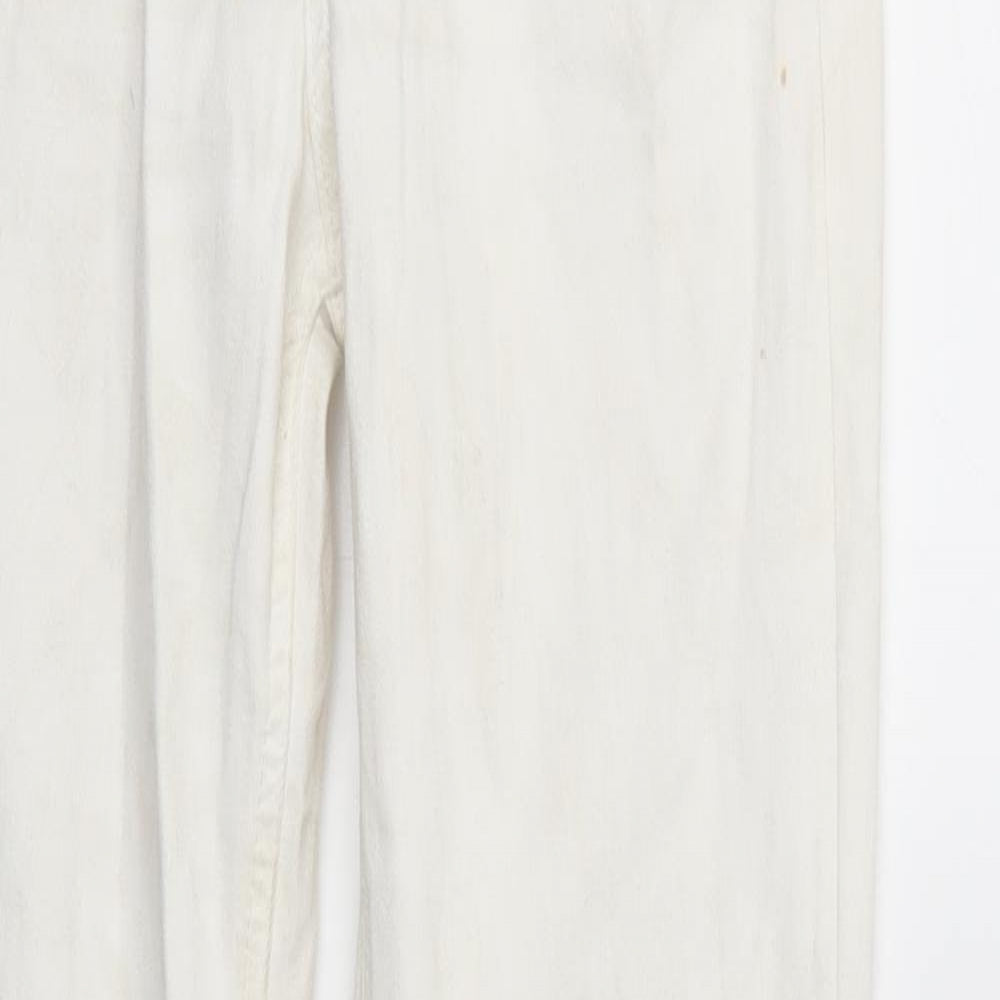 Topshop Womens White   Skinny Jeans Size 26 L32 in
