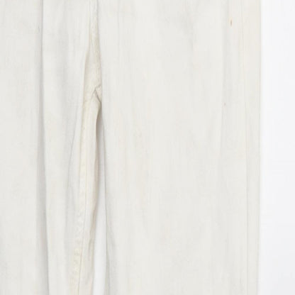 Topshop Womens White   Skinny Jeans Size 26 L32 in