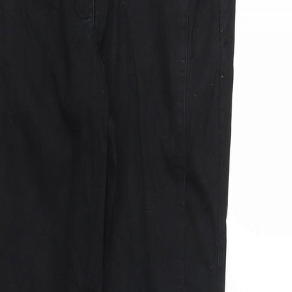 Womens UK Size 12 Preworn Relaxed Fit Skinny Black Jeans