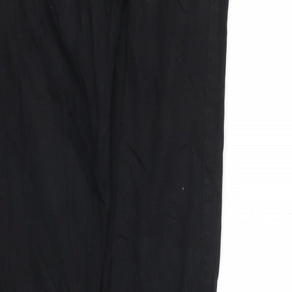 Womens UK Size 12 Preworn Relaxed Fit Skinny Black Jeans