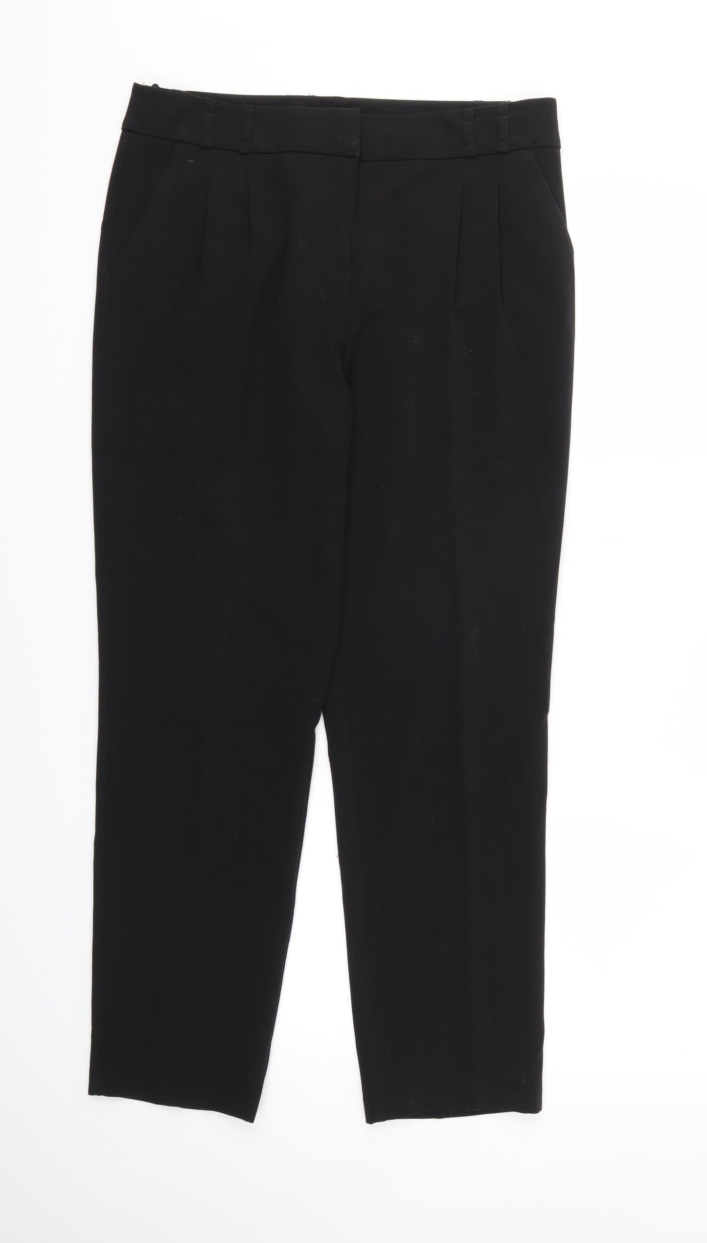 M&CO  Womens Black   Trousers  Size 12 L29 in