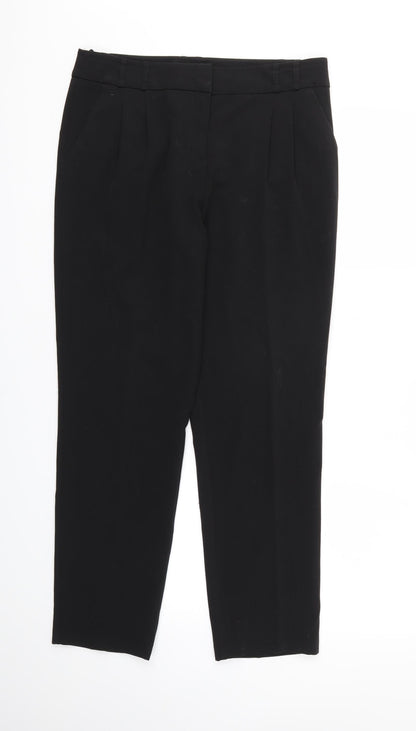 M&CO  Womens Black   Trousers  Size 12 L29 in