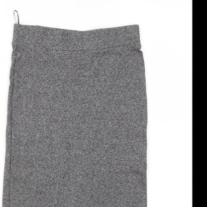 H&M Womens Grey   A-Line Skirt Size S  - Stretch waistband