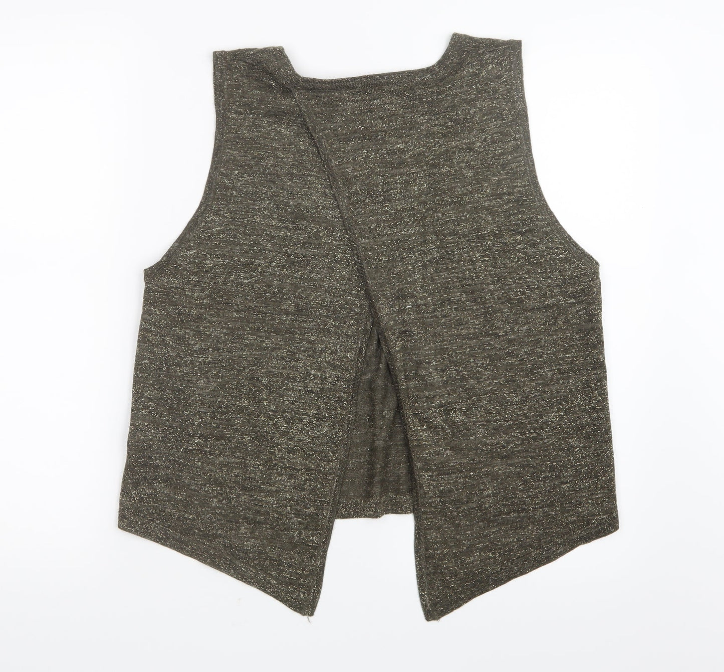 Womens UK Size 12 River Island Green Basic Tank