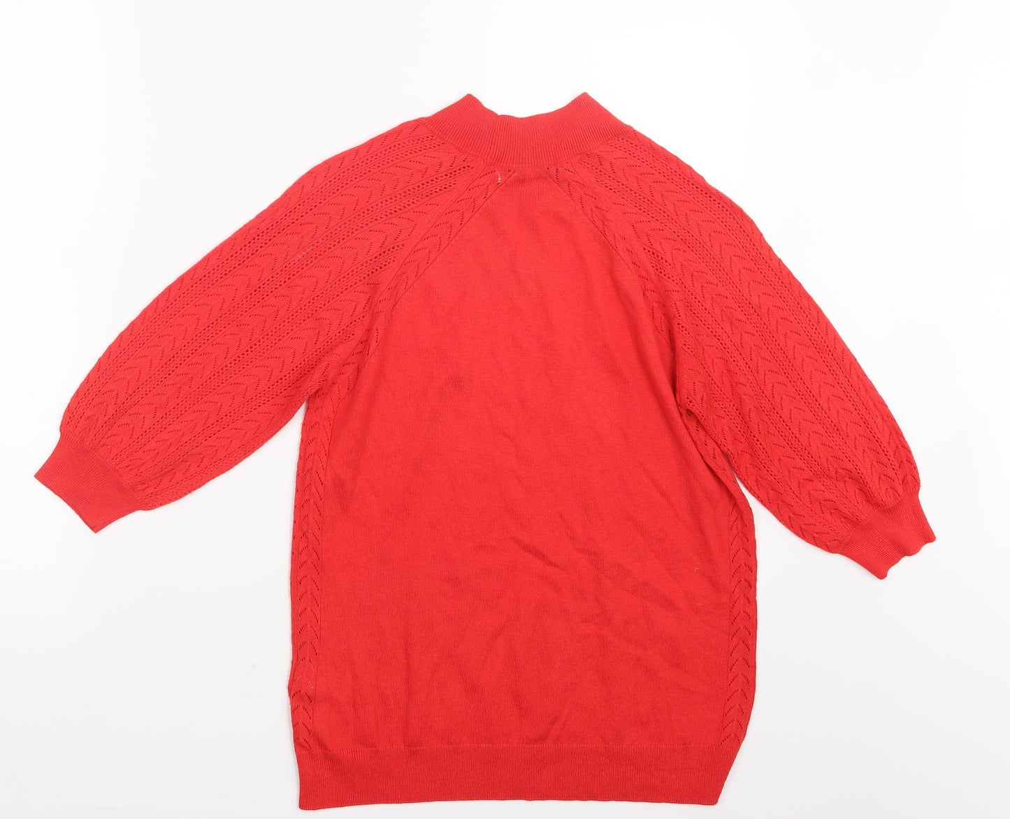 NEXT Womens Red  Knit Pullover Jumper Size 10