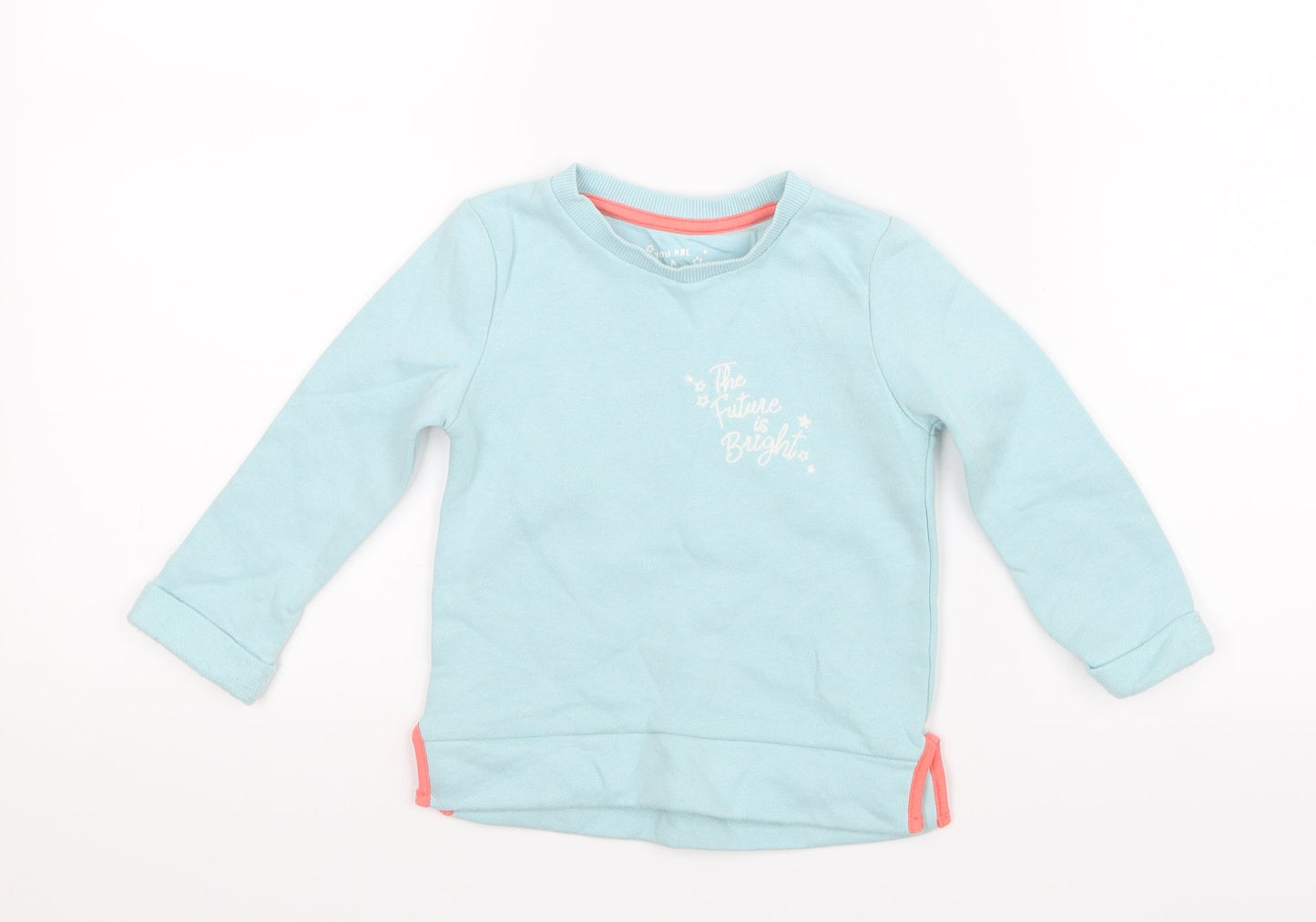 F&F Girls Green   Pullover Jumper Size 12-18 Months