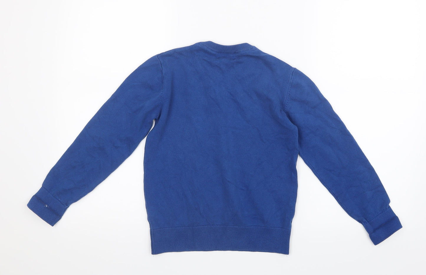 Very Boys Blue  Knit Pullover Jumper Size 9-10 Years