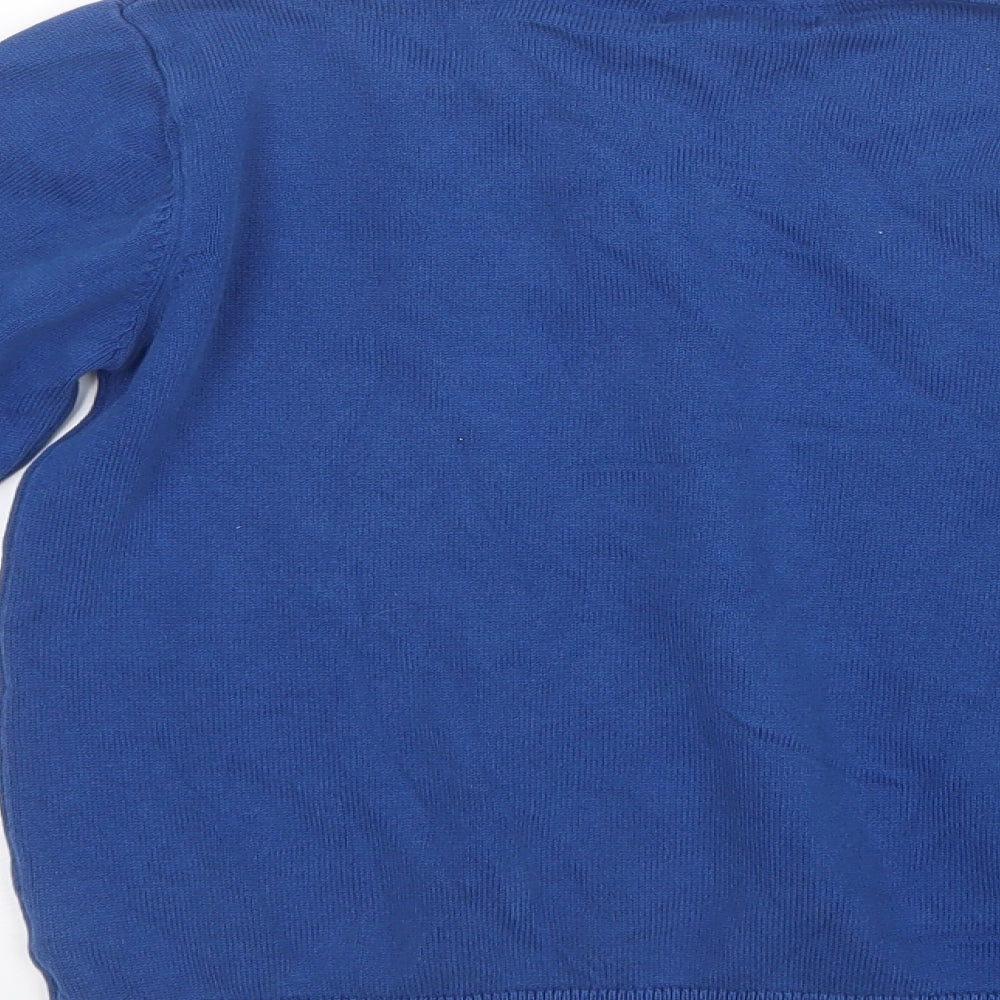 Very Boys Blue  Knit Pullover Jumper Size 9-10 Years