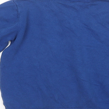 Very Boys Blue  Knit Pullover Jumper Size 9-10 Years