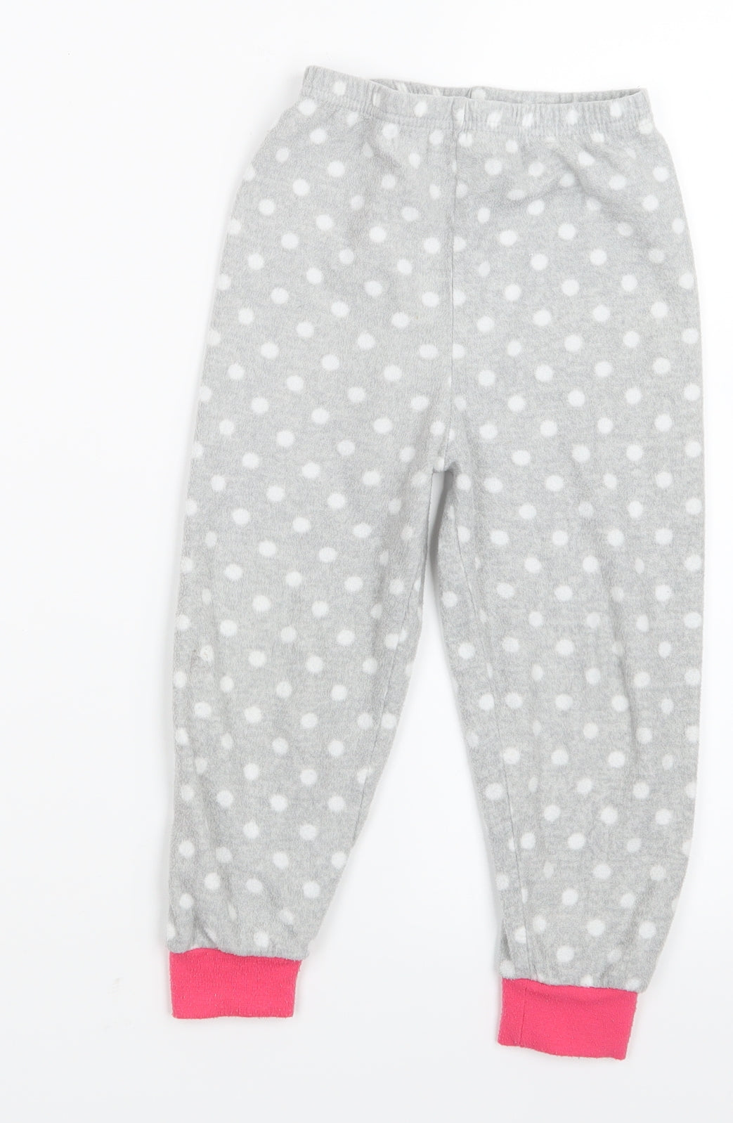 Young Dimension Girls Grey Spotted  Capri Pyjama Pants Size 3-4 Years