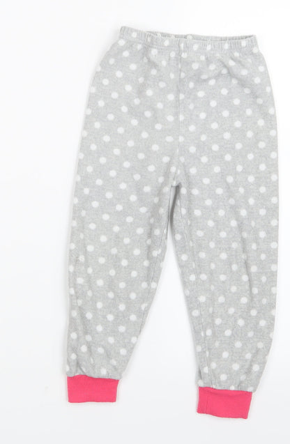Young Dimension Girls Grey Spotted  Capri Pyjama Pants Size 3-4 Years