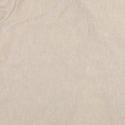 Womens UK Size 24 Daxon Beige Basic Button-Up