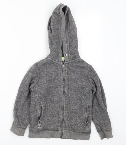 Marks and Spencer Girls Grey   Full Zip Hoodie Size 5-6 Years