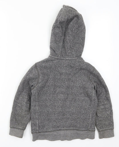 Marks and Spencer Girls Grey   Full Zip Hoodie Size 5-6 Years