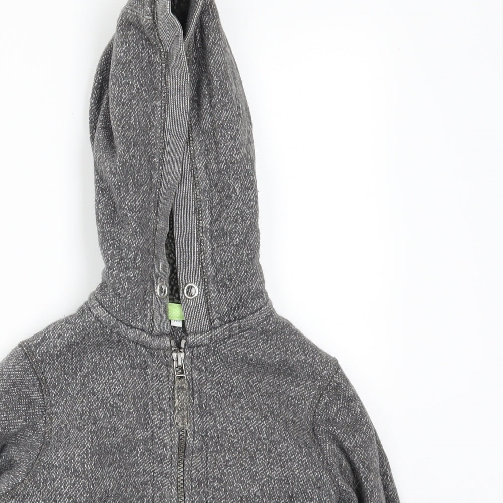 Marks and Spencer Girls Grey   Full Zip Hoodie Size 5-6 Years
