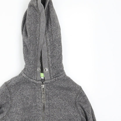 Marks and Spencer Girls Grey   Full Zip Hoodie Size 5-6 Years