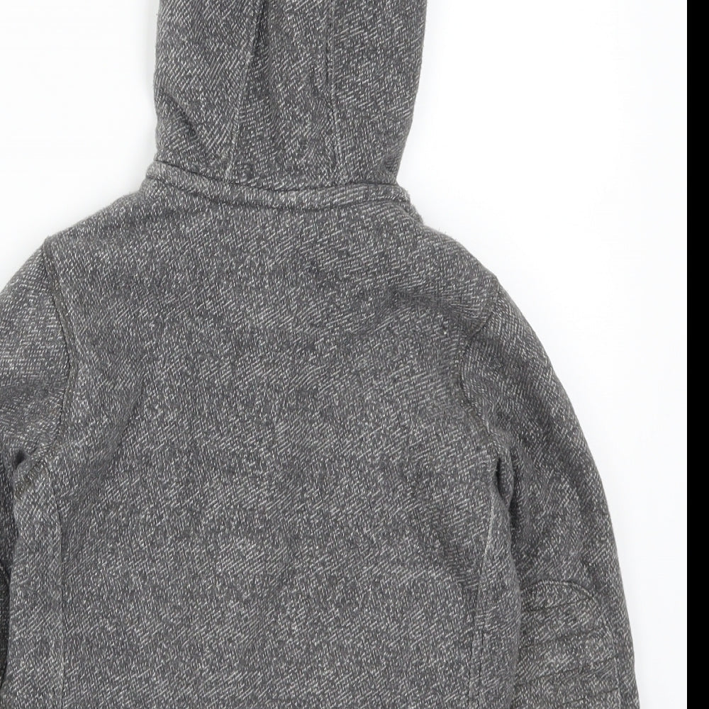 Marks and Spencer Girls Grey   Full Zip Hoodie Size 5-6 Years