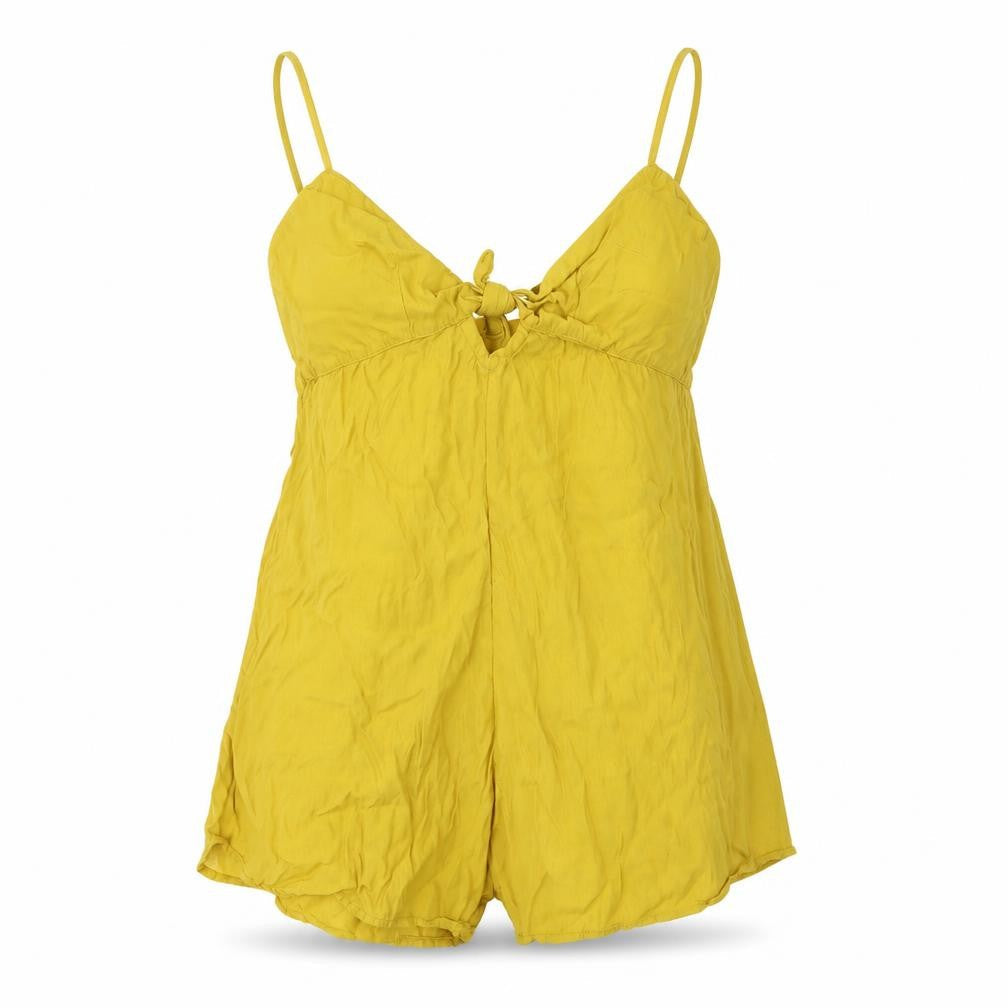 Womens UK Size S Motel One-Piece Yellow Playsuit