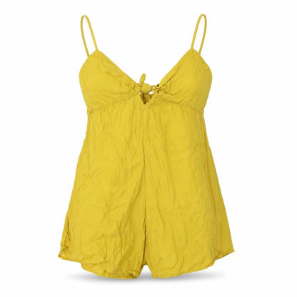 Womens UK Size S Motel One-Piece Yellow Playsuit
