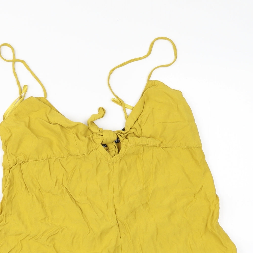 Motel Womens Yellow   Playsuit One-Piece Size S