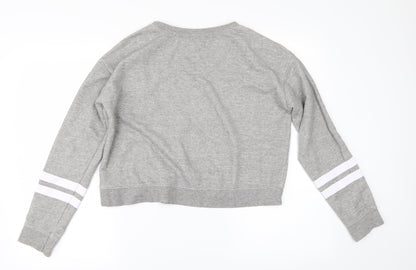 New Look Girls Grey   Pullover Sweatshirt Size 12-13 Years  - Miami 96