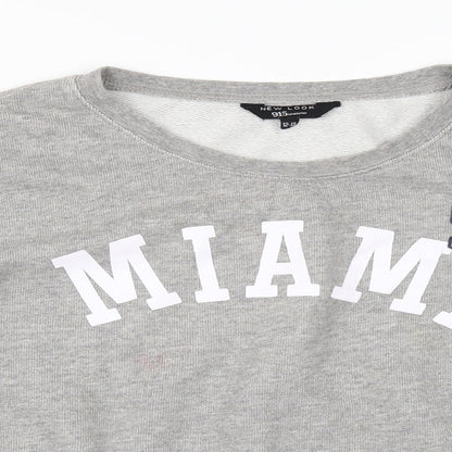 New Look Girls Grey   Pullover Sweatshirt Size 12-13 Years  - Miami 96