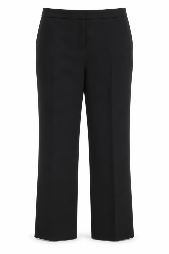 Womens UK Size 12 F&F Regular Fit Dress Pants Black Trousers