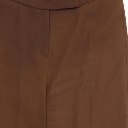 Womens UK Size 14 Evie Regular Fit Cropped Brown Trousers
