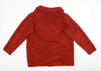 Nightingales Womens Red   Cardigan Jumper Size 14