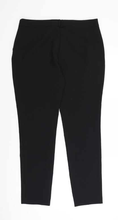 Womens UK Size 14 Atmosphere Slim Fit Dress Pants Black Trousers