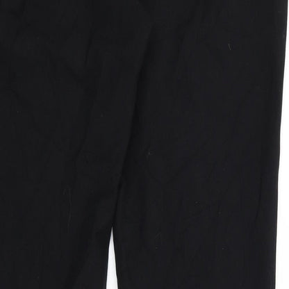 Womens UK Size 12 NEXT Regular Fit Dress Pants Black Trousers