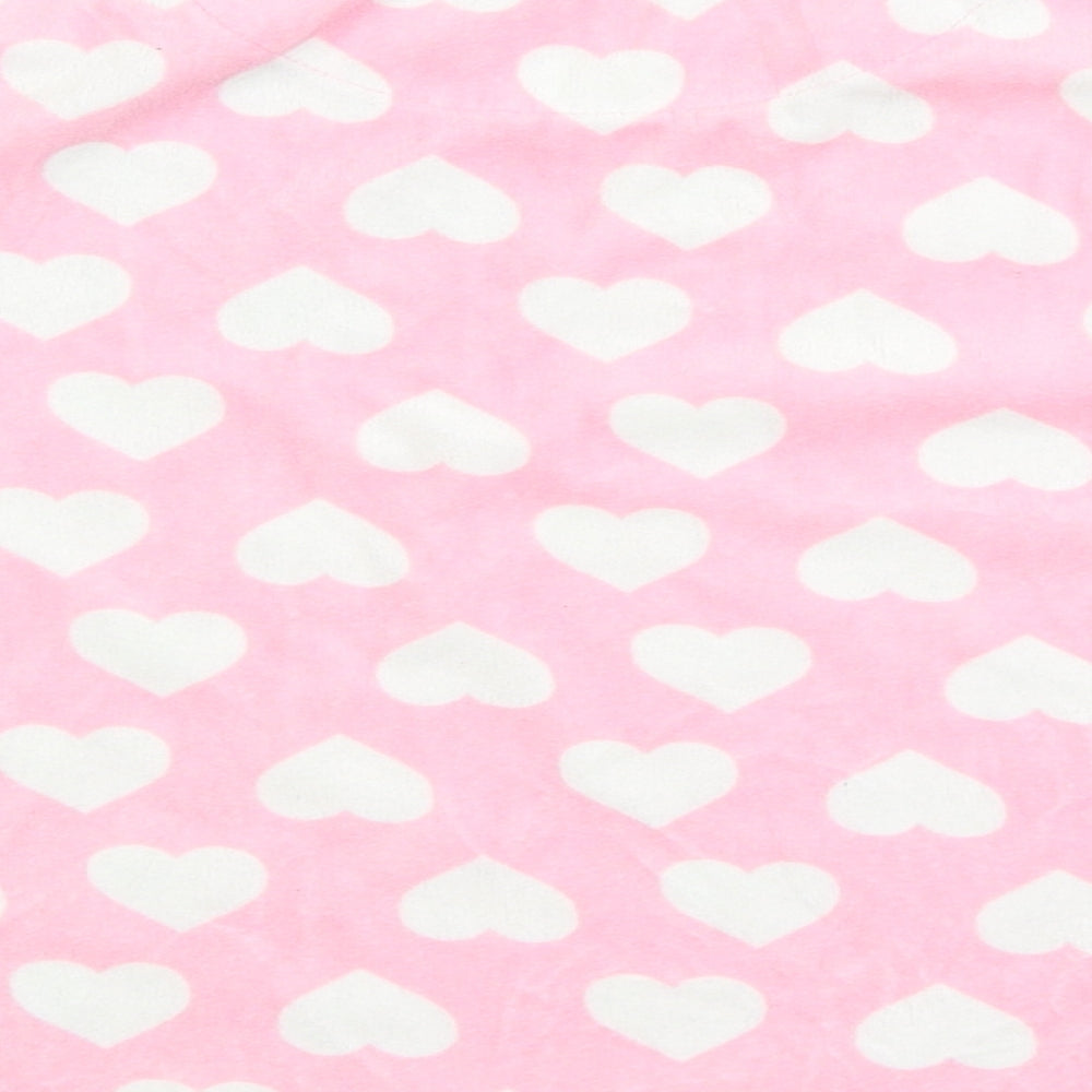 Primark Girls Pink Solid  Top Pyjama Top Size 7-8 Years  - hearts