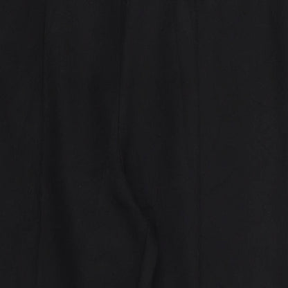 Womens UK Size 14 Papaya Regular Fit Dress Pants Black Trousers