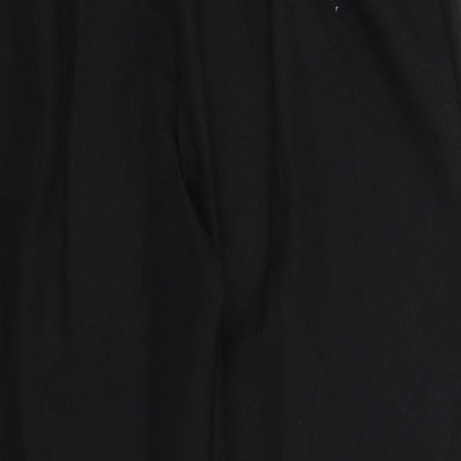 Womens UK Size 14 Papaya Regular Fit Dress Pants Black Trousers