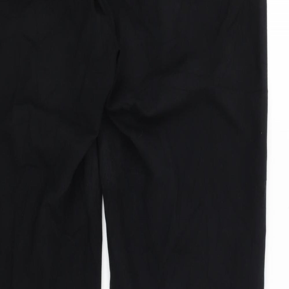 M&S Womens Black   Dress Pants Trousers Size 12 L30 in