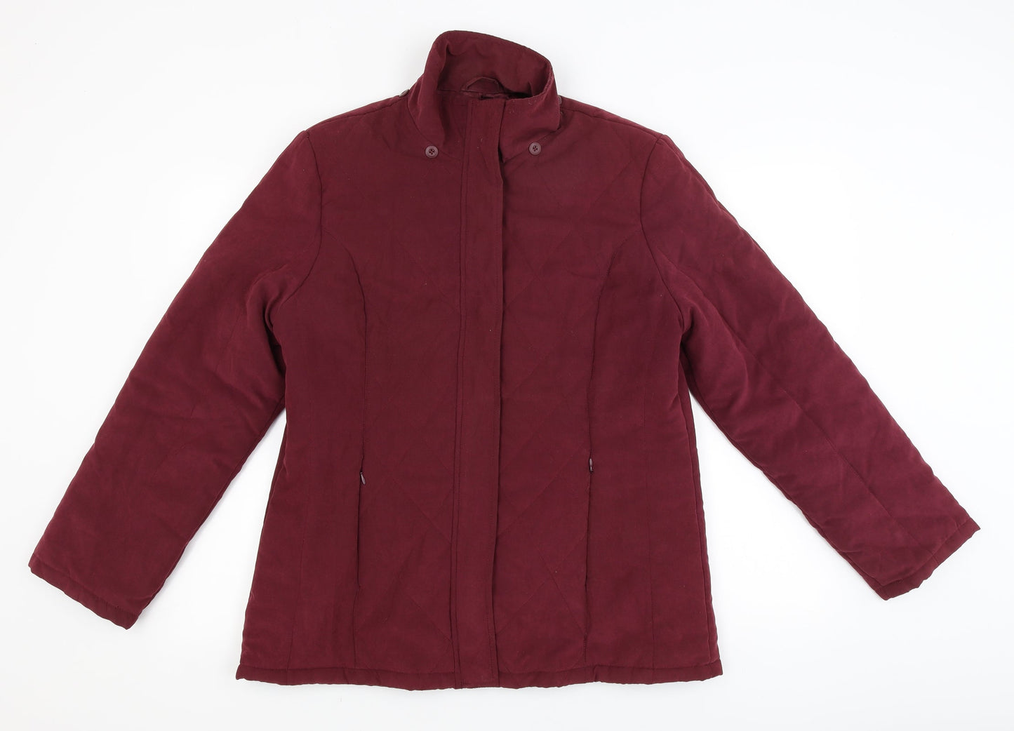 Womens UK Size 14 BHS Red Parka Coat