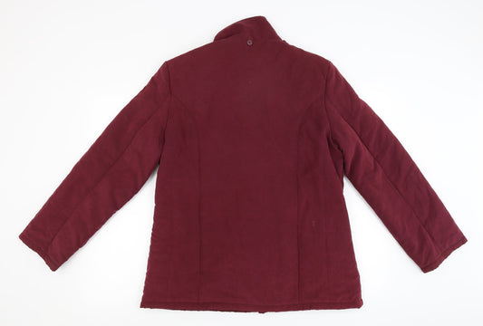 Womens UK Size 14 BHS Red Parka Coat